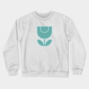 Tulip Aqua Crewneck Sweatshirt